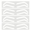 Permanent Makeup Eyebrow Auxiliary Stickers,Airbrush Brow Stickers Stencils Shape Tape,Brow Shaping Mapping Guide Tool, Disposable Adhesive Eyebrow Template Sticker (1 Pack -10 Pairs Type A)