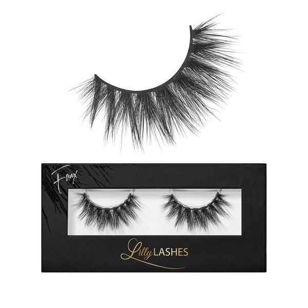 Lilly Lashes 3D Mykonos in Faux Mink | False Eyelashes | Dramatic Look and Feel | Reusable | Non-Magnetic | 100% Handmade, Vegan | Silk Like Luxury Fibers