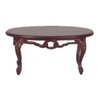 Dollhouse Miniature Mahogany Victorian Parlor Coffee Table