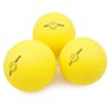 Aolowewin Spike Replacement Balls | Roundnet Game Balls | Strong Bounce Ball | 3.5inch Yellow Soft Rubber Balls 3-Pack | Lawn Beach Volleyball (3)
