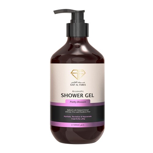 SAIF AL FARES Pretty Blossom Shower Gel Infused with Natural Extract | Alcohol Free, Hydrating, R...