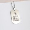 Medical Alert Necklace for Men & Women Custom Stainless Steel Laser Engraved ID Tag Emergency Awareness Med Prescription Safety Jewelry for Diabetes, Allergy, Epilepsy & Conditions (Military tag)