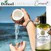 Difeel Essentials Hydrating Coconut Shampoo 12 oz. - Moisturizing Sulfate Free Shampoo made with 100% natural Essential Oils