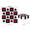 40Pcs Casino Poker Card Paper Napkins Las Vegas Paper Napkin Set Club Game Dinner Night Playing Cards Themed Party Supplies