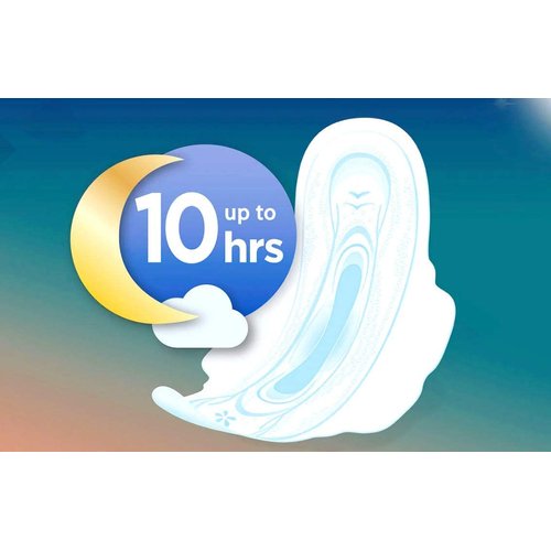 Always Always Ultra Thin Size 4 Overnight Pads with Wings Unscented 80 Ct.