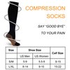 Double Couple 7 Pairs Copper Compression Socks for Men Women 20-30 mmHg Knee High Stockings