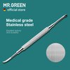 MR.GREEN Multi-Function Nail Care Tools Cuticle Pusher Nail Dirt Cleaner Double Headed Design Pry Up Nails Cuticle Trimmer (Mr-2158)