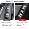 Moonlinks Inner Door Power Window Switch Button Covers Trim Sticker Replacement Compatible with Mercedes Benz A B C E G GLA CLA GLK GL ML GLE Class W204 W212 W246 W166 X166 X204 Tesla Modle X S 14 PCS
