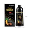 KOYSOY Black Hair Dye Shampoo 3 in 1，100% Covers Gray Hair，Black Hair Color Shampoo Can Avoid Going to the Salon to Dye Your Hair，Convenient and Effective.