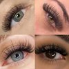 LIORE LASH Easy Fan Cashmere Volume Eyelash Extensions C D L M Curl, 3D Premade, 0.07-0.10, Super Matte Black Individual Lashes Extension Mix Tray 7-15mm (W 3D 0.07)