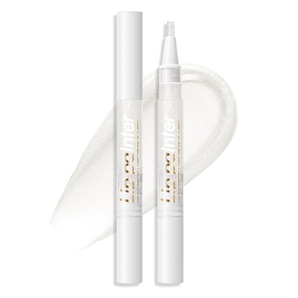 FREEORR Glitter Lip Gloss,Plumping Lip Gloss Oil,Moisturizing Lipstick Lipgloss Lip Balm High Shine Glassy Glossy Twist Tinted Lip Oil,Plump Glimmer Lip Glow Oil 0.1 Fl Oz#07