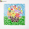 1cm Micro Ceramic Mosaic Tiles for Kids DIY Craft Bulk, Micro Mosaics Pieces suplplies fo Making Mosaic for DIY Craft Photo Frame Kits, Plant Pot, Vases etc.