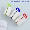 Toothpaste Tube Squeezer Dispenser Multifunctional Tube Holder Rotate Plastic Squeezer Rollers Tube Manual Extruder Clip Seat Bathroom Toothpaste Rack for Facial Cleanser Cosmetics Oily Extruder