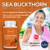 Via Natura Organics Sea Buckthorn Capsules 1000mg | Organic Herbal Supplement | Natural Source of Omega 3, Omega 6, Omega 7 and Omega 9 | 60 Capsules