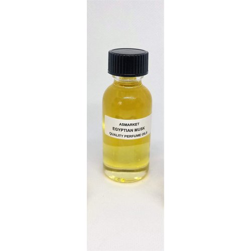 ASMARKET Egyptian Musk Unisex Thick Golden Hypoallergenic Perfume Body Oil (1 fl oz)_Clean Romantic Musk Scent