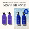 JVN Nurture Hydrating Shampoo, New and Improved, Instantly Moisturizing and Deeply Nourishing Shampoo for Dry Hair, 10 Fluid Ounces