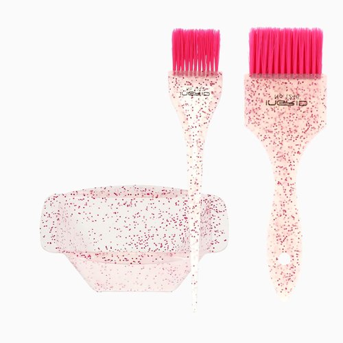 FHLFHL Hair Dye Brushes and Hair Tinting Bowl Set,Coloring Brush Hair Color Mixing Bowl Hair Colouring Tools for DIY Hair Bleach Tinting Brushes Tool