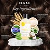 DANI Natural Moisturizing Shampoo Naturals - Warm Sandalwood Vanilla Essential Oil - Organic Aloe Vera & Coconut Cleansers - Sulfate, Phthalate & Paraben Free - Vegan & Cruelty Free - 12 Ounces