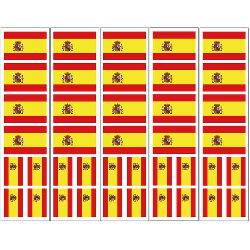 40 Tattoos: Spanish Flag, Spain Party Favors