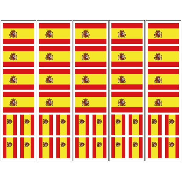 40 Tattoos: Spanish Flag, Spain Party Favors