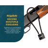 SnapSafe Cable Padlocks, 2 Pack 75281 - PVC Coated Steel Cable Lock with 4 Keys - Secure Multiple Firearms, Handguns, Rifles, or Shotguns Through The Receiver and/or Magwell