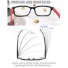 MODFANS Reading Glasses Men Women 1.0 Strength Readers Eyeglasses Square Matte Comfort Feel Spring Hinge 3 Pack Mix Color Black Red Blue