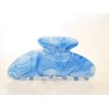 Generic Marbled turquoise blue and white acrylic hair claw clip