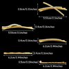 16 Pieces Gold Rhinestone Bobby Pins Set Delicate Decorative Fancy Crystal Hair Clips Shiny Fancy Metal Barrettes, I S X Shaped Diamond Hair Accessories for Women Ladies Girls Wedding Prom Party