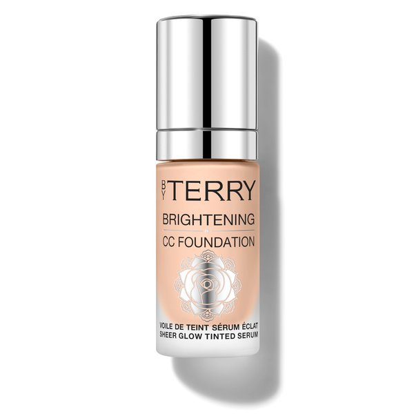 By Terry Brightening CC Foundation, Hydrating Serum Foundation, Ultra-Sheer Finish, Vegan & Cruelty-Free, 3C, Medium Light Cool