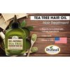 Difeel Premium Natural Hair Oil - Tea Tree Oil for Dry Scalp 7.1 Ounce (3-Pack)