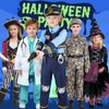 YADIYA Police Officer Costume for Kids, Girls Cop Police Costume for Kids, Halloween Costumes for Girls Kids 3-10, Police Uniform for Girls Boys