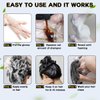 MEIDU Instant Black Hair Dye Shampoo Easy Hair Color Shampoo Hair Dye Shampoo 3 In 1 For Gray Hair Coverage For Women & Men Herbal Ingredients 16.9 Oz