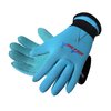 EXCEREY Kids Neoprene Skid-Proof Wetsuit Diving Gloves 3MM Surf Snorkeling Gloves(Blue, S)