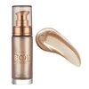 MAEPEOR Body Luminizer 6 Colors Waterproof Smooth Shimmer Face Body Glow Illuminator Non-sticky Liquid Body Highlight Illuminator (30 ML, 04 Rose Gold)