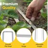 BzBirds USA Made Landscape Staples 6 inch 11 Gauge Garden Stakes Galvanized SOD Pins Lawn Stake for Weed Barrier Fabric Ground Cover Holding Fence Christmas Decorations Irrigation Tubing
