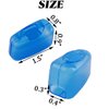 ROYHOO 100PCS Portable Toothbrush Containers Travel Toothbrush Cap Cover Tooth Brush Caps Convenient for Travel, Home, Office and Hotel Use