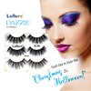 Laflare Dazzle & Sparkle - Colorful and Shining Eyelashes for All Partys, Dramatic lashes Halloween and Xmas, New Year (DSMX06)