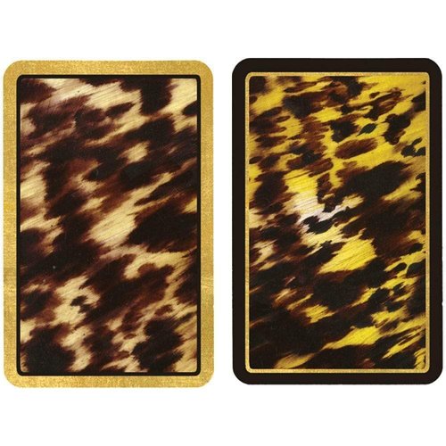 Caspari Entertaining with Double Deck of Bridge Playing Cards, Tortoise