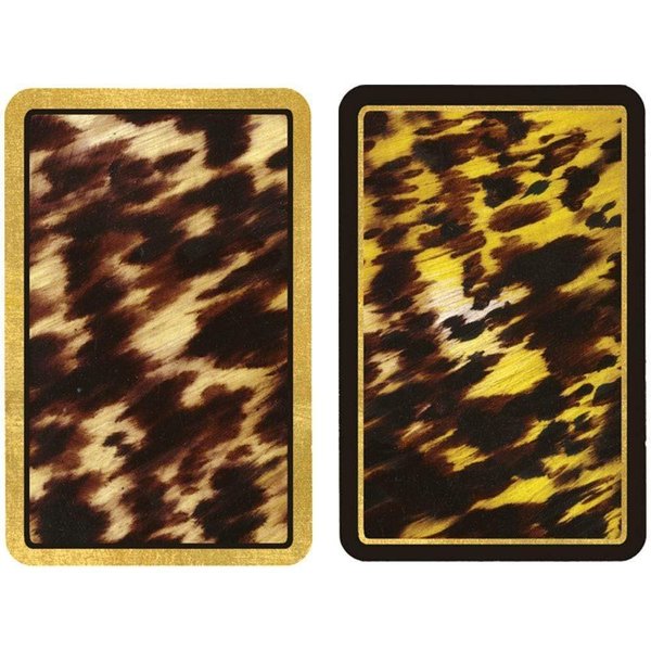 Caspari Entertaining with Double Deck of Bridge Playing Cards, Tortoise