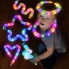 Mikulala 24 Pcs Light up Party Favors for Kids 4-8-12, Glow Sticks Pop Tubes Pack, Light up Toys Glow Party Supplies, Christmas Party Favors Birthday Gifts for Kids Classroom Treasure Box Prizes