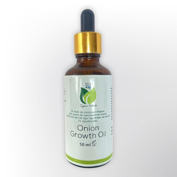 Zyzven Naturals Onion Regrowth Organic Hair Oil 50ml, Mineral Oil Free, Sulphate &Paraben Free