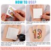 36pcs Number 13 Tattoos for Temporary, Waterproof 13 Temporary Tattoos Singer TS 13 Tattoo Sticker Inspired Party Favors for Singer Fans Concert Music Festival