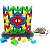 rokt&razo Creative Building Block Set for Toddlers, 30 Pattern Cards, Open-Ended Play Toy for Sensory Development and Problem Solving Skills