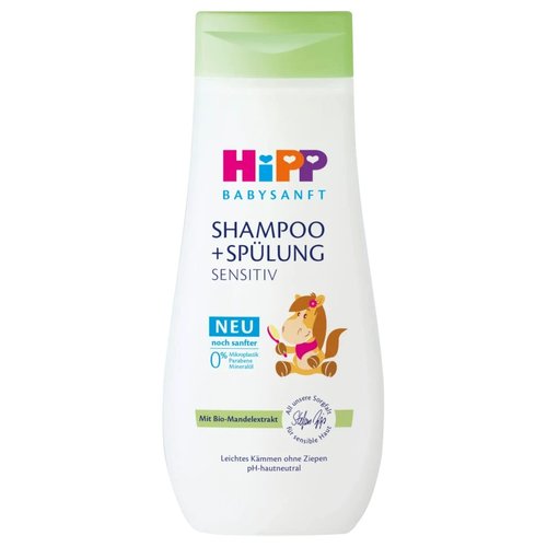 HiPP Baby Shampoo with organic almond oil - 200 ml - German -