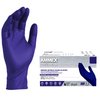 AMMEX Indigo Nitrile Disposable Exam Gloves, 3 Mil, Latex & Powder Free, Food-Safe, Textured, Non-Sterile, Medium, Box of 100