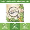 40Pack beetle birthday Party Supplies include 20 plates, 20 napkins for the Beetle party decoration (insect)
