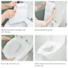 Toilet Seat Covers Disposable, 50-Count Flushable Paper Travel Toilet Seat Covers for Adults and Kids Potty Training, Great Biodegrable Accessories for Public Restrooms, Airplane, Camping