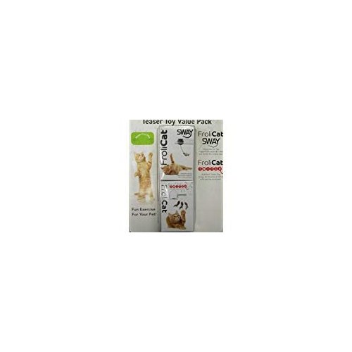 Frolicat Cat Teaser Toy Value Pack Includes SWAY and Twitch 00181