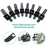 50 Pieces Cable Management Desk Wire Organizer Cable Ties Zip Ties Adhesive Cord Clips Cord Keeper Desk Wire Management