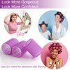 KHEERANA 10 Pack Hair Rollers, 44mm Self Grip, Salon Hair Dressing Curlers, Hair Curlers for women,DIY Hairstyle